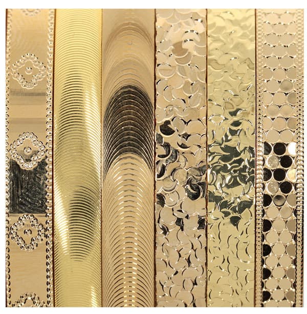 ダイヤカットの様な加工